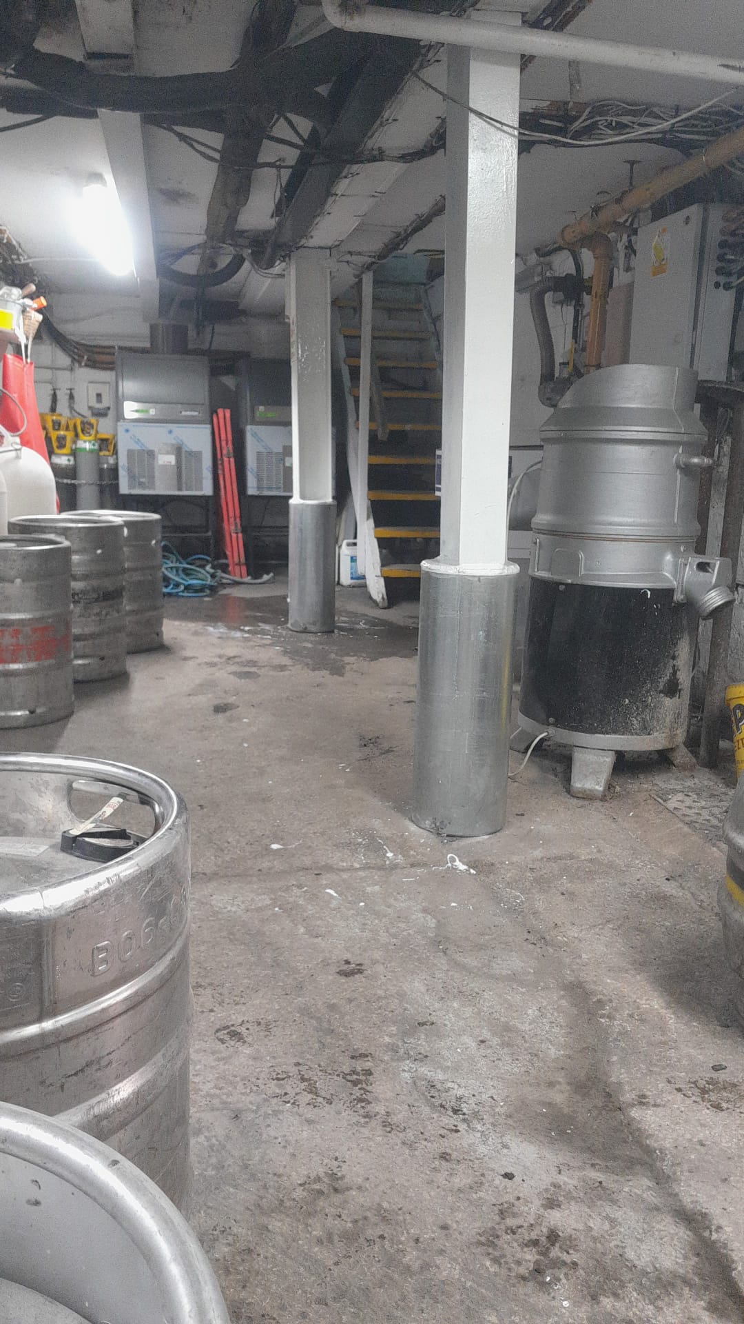 Pub cellar completed structural remedial works