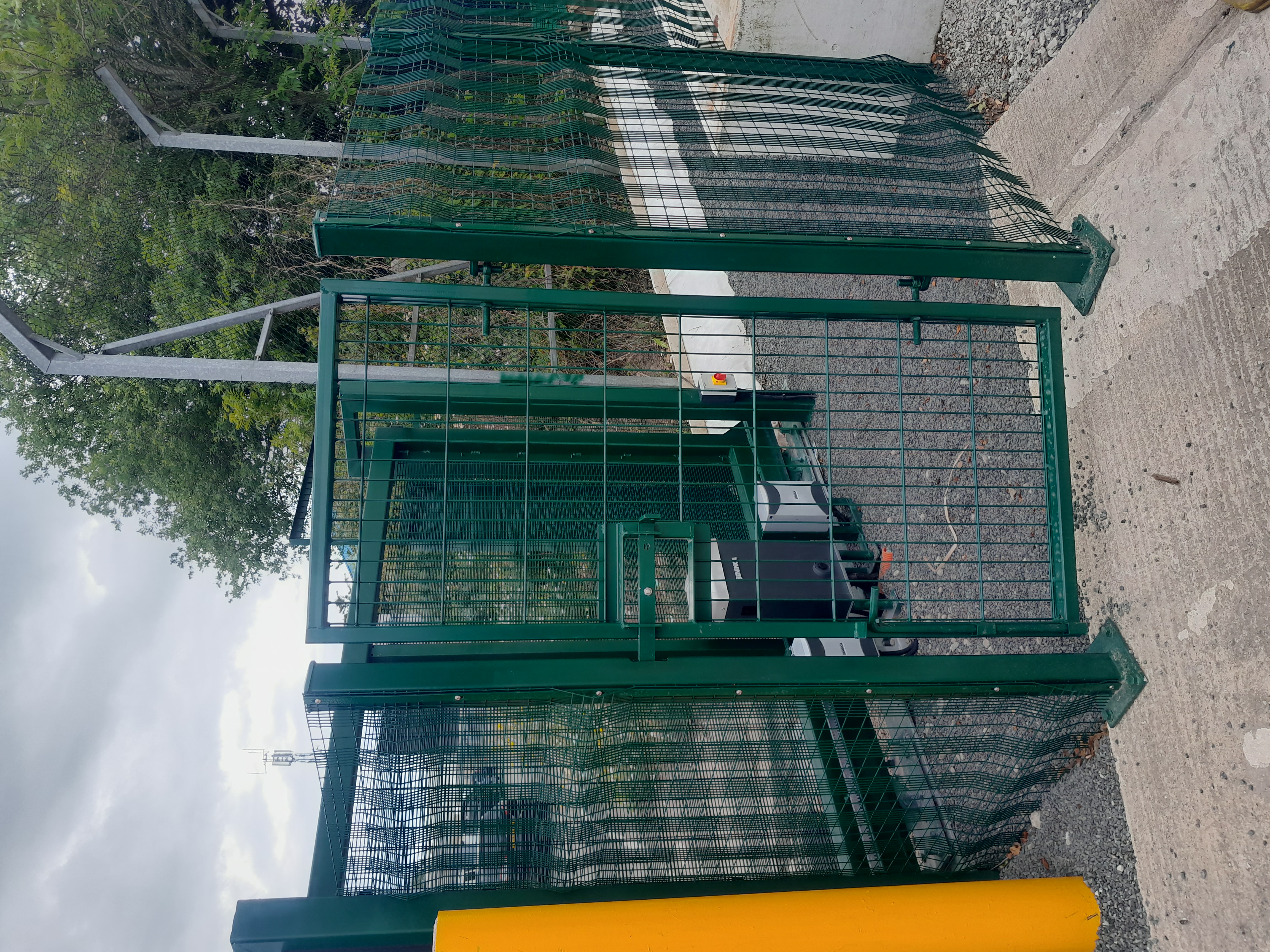 Wrexham Council gritter yard access control gate